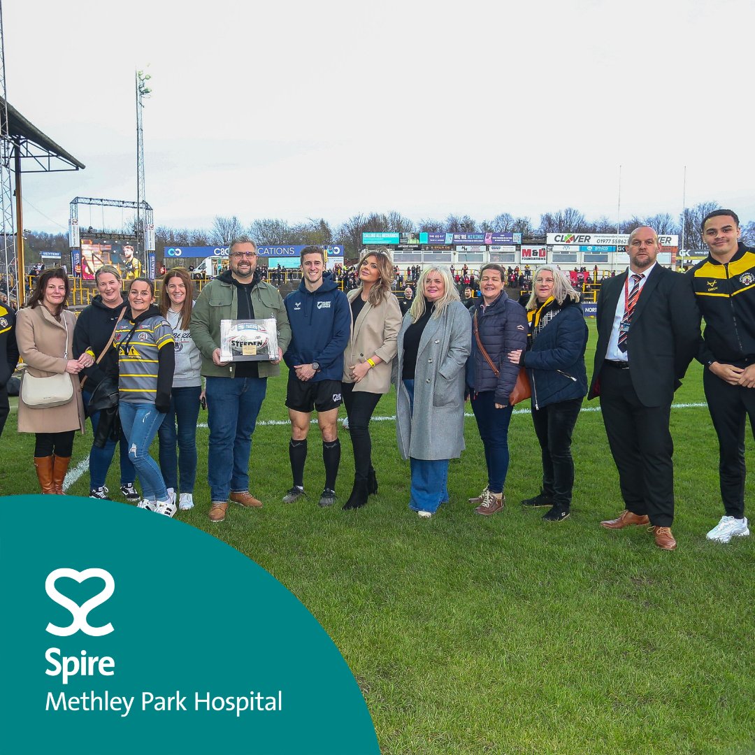 Spire Methley Park Hospital is now the official healthcare partner of @CTRLFC. 🏉 Spire Methley Park Hospital, Spire Leeds Hospital, Spire Elland Hospital and Dewsbury Clinic, will be supporting the club with access to our healthcare facilities.