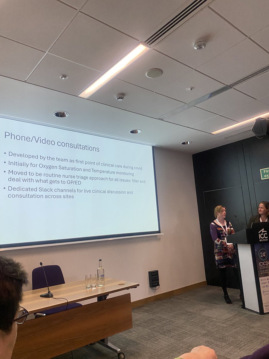 RVP (Response for Vulnerable People) @HSE_SI team presenting digital communication solutions developed by our team & led by Maxine Radcliffe incl first routinised electronic health record in #primarycare in Ireland. Delivering better, more efficient and #integratedcare #ICIC24