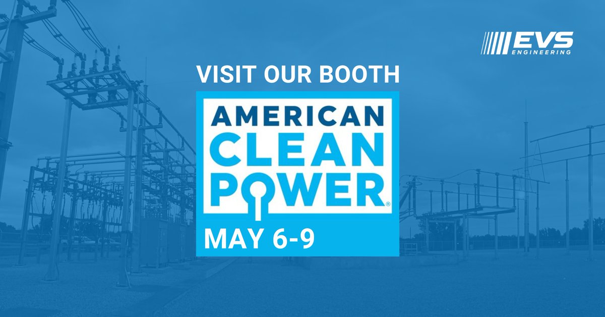 The countdown to #Cleanpower2024 is on! On May 6-9 in Minneapolis, the industry's top decision-makers in clean energy will gather to explore the latest innovation and work to drive meaningful change nationwide. Be sure to drop by EVS’ booth #3059 @USCleanPower