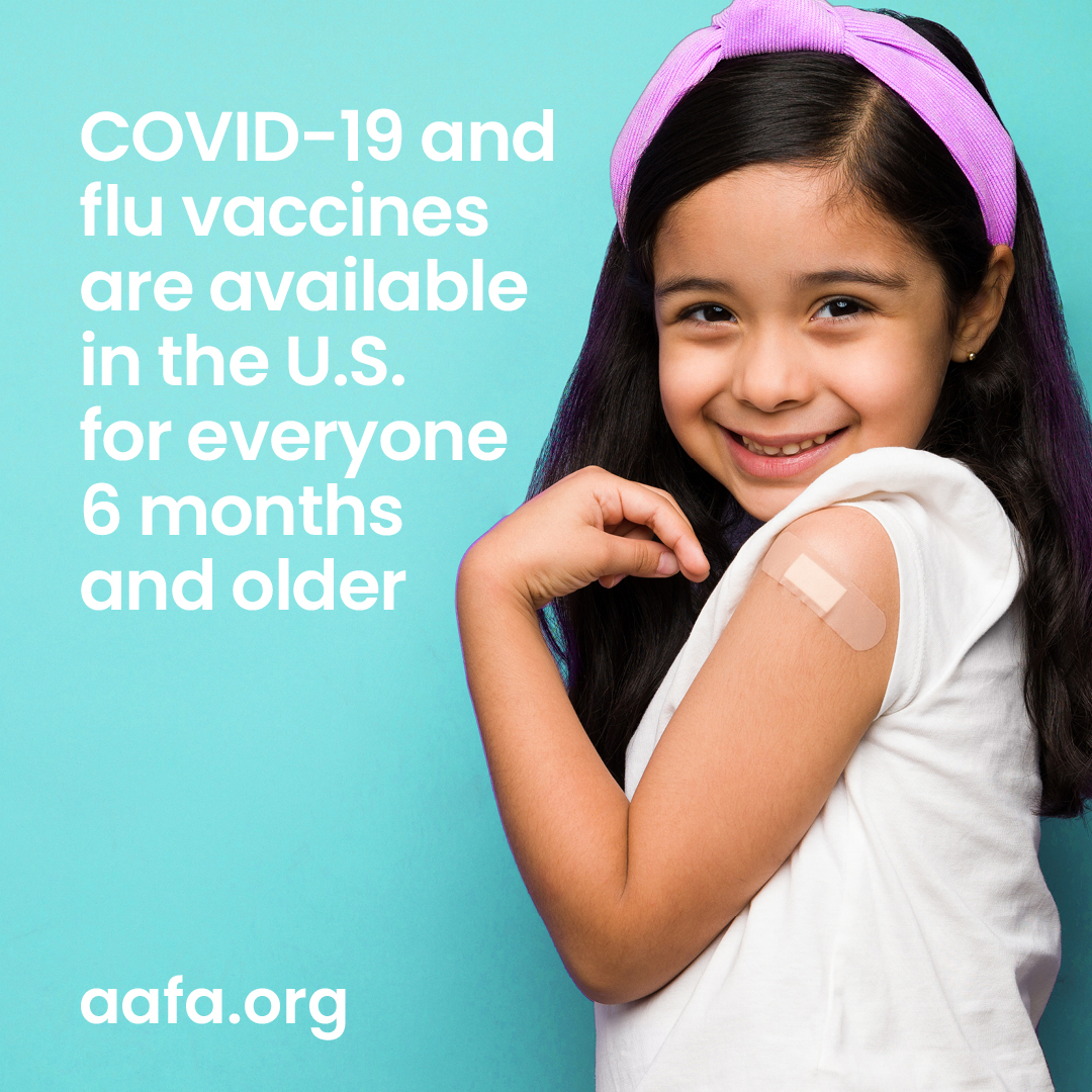 It’s World Immunization Week! Protect your family and loved ones by staying up to date on your #COVID19 and #FluShot vaccines. Stay up to date, #vaccinate: aafa.org/asthma/asthma-…