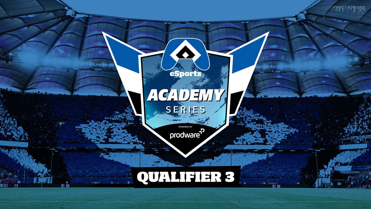 Academy Series powered by @ProdwareDE – Qualifier 3 👀🎮 Der 3️⃣. Qualifier ist jetzt live. 🎥 16 von 32 Teilnehmern für das Offline-Finale stehen bereits fest. Wer sind die nächsten acht? Die Antwort gibt es im Stream! ➡️ twitch.tv/hsvofficial #nurderHSV #HSVeSports