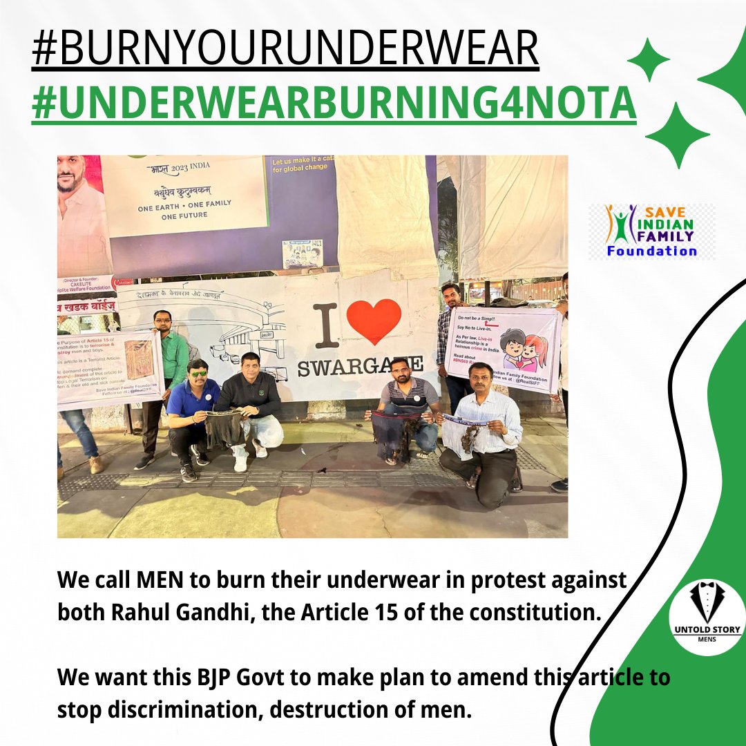 #UnderwearBurning4NOTA 
#SupremeCourtOfIndia  
Karnataka