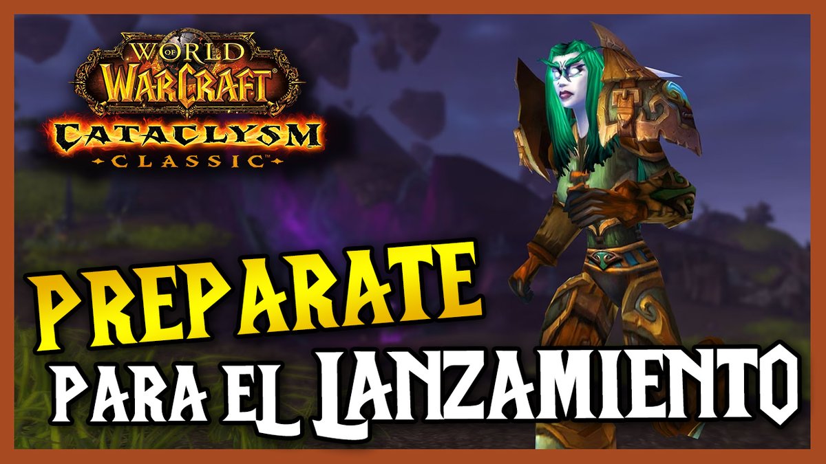 KhylenWoW's tweet photo. 📢 Nuevo vídeo en el Canal 📢
🔥 PREPARATE para WoW Cataclismo Classic 🔥
▶ https://t.co/gS6uBdscj4
❤️Amor y 🔃RT ayudan un montón😻
#worldofwarcraft #warcraft #wow #wotlkclassic #WrathClassic #cataclysmclassic https://t.co/SUucdSu2CW