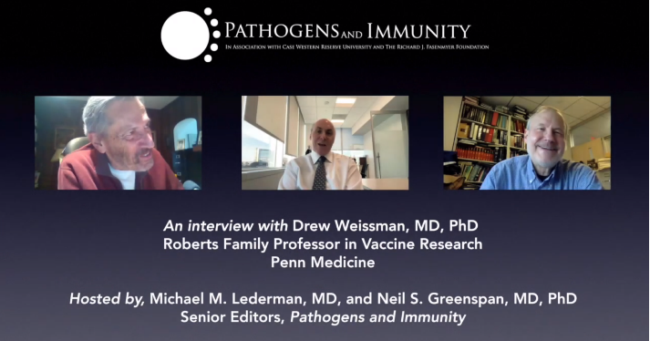 Nobel laureate Dr. Drew Weissman discusses mRNA vaccine technology in this exciting interview with Pathogens and Immunity senior editors. To watch the full interview: bit.ly/3wbPQ8w To read the transcript: bit.ly/3JuKpVh