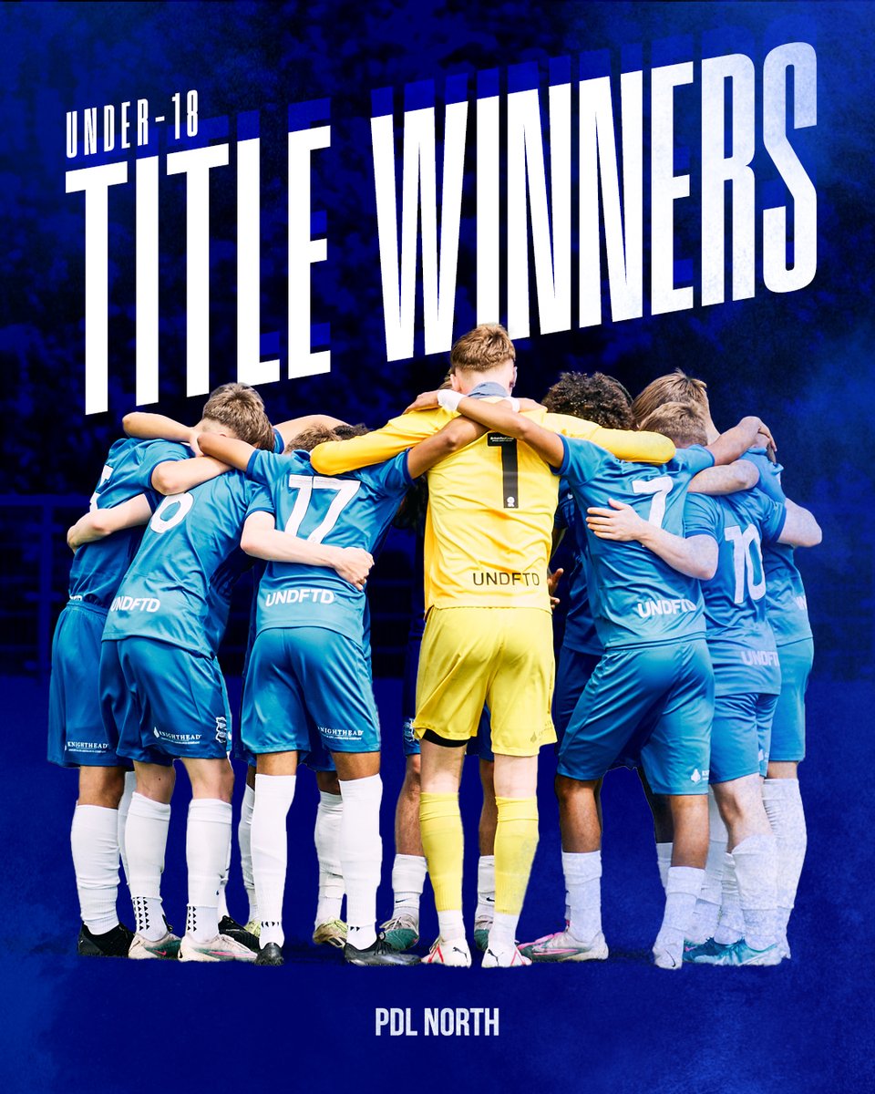 Introducing your PDL North 2023/24 Champions! 🏆

Incredible achievement, lads! 👏