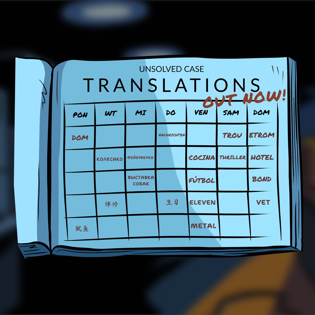 Detectives around the world, get ready! Unsolved Case is now more accessible than ever with our latest update, which introduces translations in Polish, German, French, Portuguese, Russian, Spanish, Italian, Chinese, and Turkish. 🌍🌍🌍