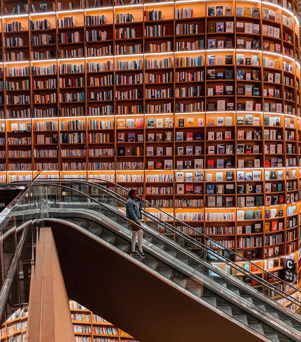 HAPPY WORLD BOOK DAY 📚📚

Our sweet Book Lovers, we bring you good tidings from South Korea 🇰🇷. 

At the Starfield Library in Seoul, you get access to over 50,000 books 🤯🤯 in an absolutely picturesque environment.

You should definitely add this to your bucket list 

#BookDay