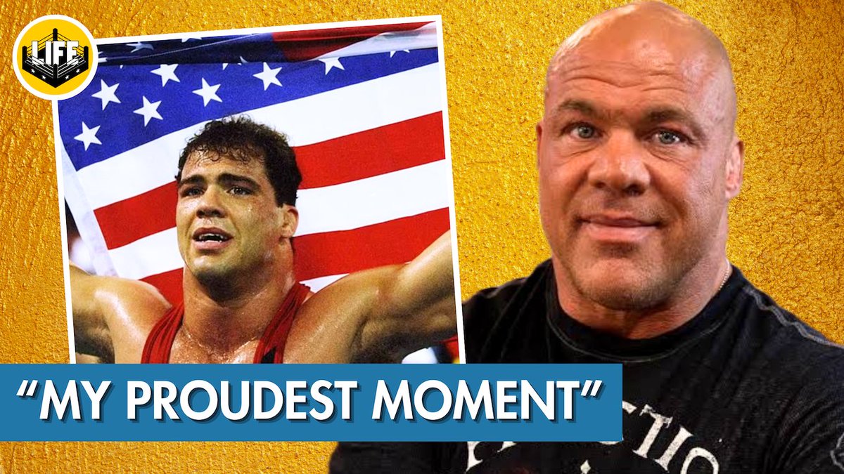 Kurt Angle has done it all in the world of #wrestling - yet no achievement will ever surpass winning the Olympic Gold Medial. @RealKurtAngle 🇺🇸 speaks with @BenVealWrites about what the #Olympics win means to him. tinyurl.com/bdeka9au #WrestlingLifePod