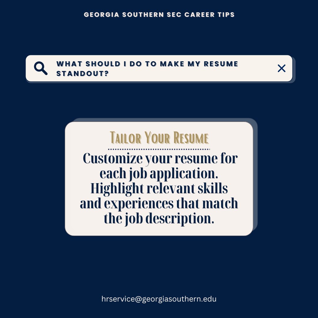 Elevate your resume game with expert tips! 💼✨ 
#ResumeTips #StudentEmploymentCenter