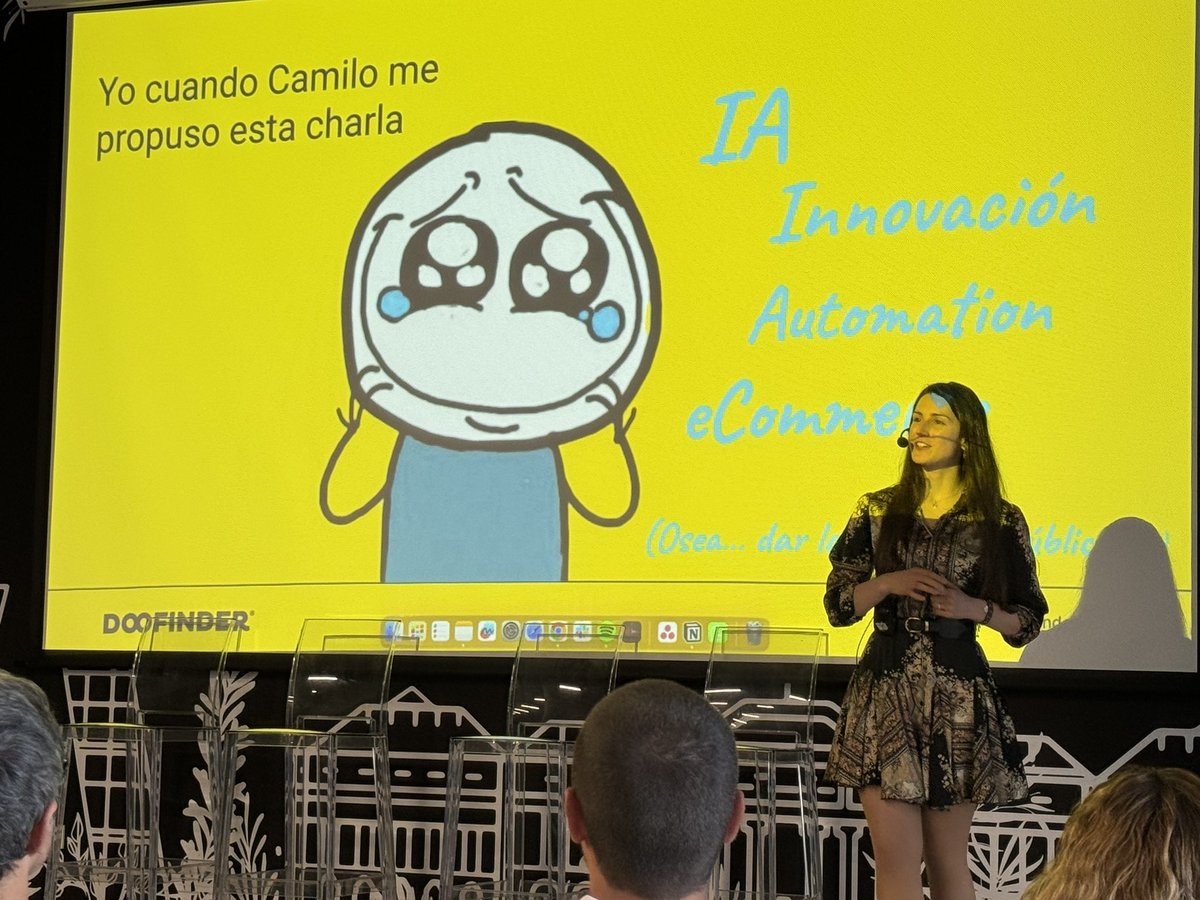 Hoy con @_AngelicaSanz de @doofinder en el Ecommerce Automation Day de Ágora Digital hablándonos del “Momento Pokémon” y el marketing de producto 🔥🔥🔥