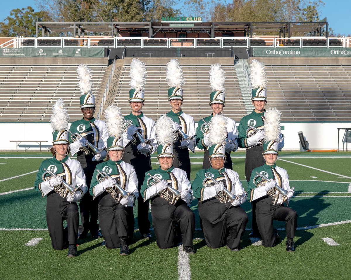 PNNMB's tweet photo. SECTION SPOTLIGHT: This week, we're highlighting our mellophone section! Join us as we showcase their melodic contributions and commitment to musical excellence. #Mellophone #SectionSpotlight #PNNMB #UNCCharlotte https://t.co/EVRS4BLkty