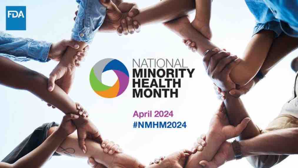 openarms_ms's tweet photo. It’s National Minority Health Month!

Together, we can raise awareness about health issues that affect people from diverse communities.

Follow us this month to learn more about minority health topics: https://t.co/3w6vq9g06k…

#NMHM2024 https://t.co/THLZfHrKa8