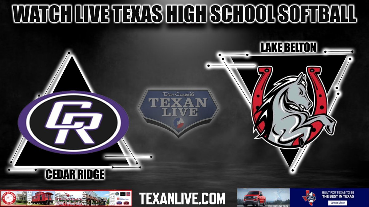 WATCH THIS SOFTBALL GAME LIVE Cedar Ridge vs Lake Belton Tuesday 4/23/2024 @tommy_yarrish & @Coach_MacPFISD on the call Coverage Begins at 5pm For the Live Link Click Here: bit.ly/4d9HCym