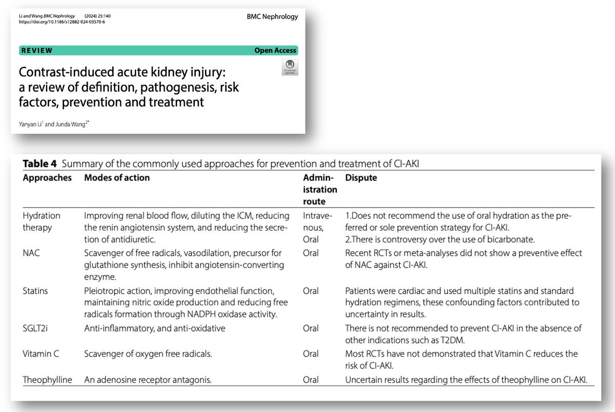 ZHeart11768530's tweet photo. 🔴 Contrast-induced acute kidney injury: a review of definition, pathogenesis, risk factors, prevention and treatment #openaccess 
 #2024Review 

https://t.co/y0LnMnza1y
#MedTwitter #MedEd #cardiotwitter #FOAMed #CardioEd #Cardiology   #cardiotwiteros  #cardiology #CardioTwitter https://t.co/2jVBZ3x0is