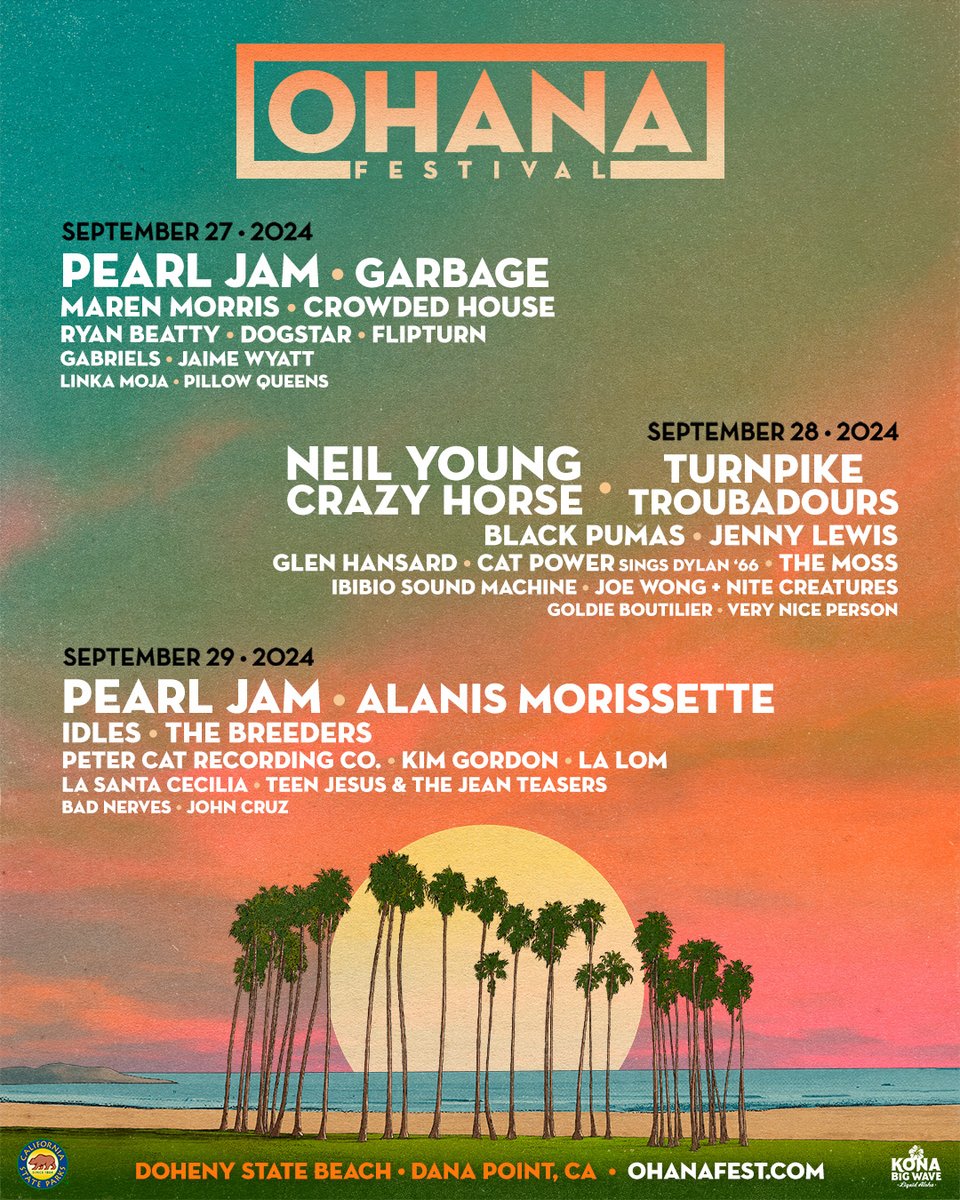 Ohana Festival lineup