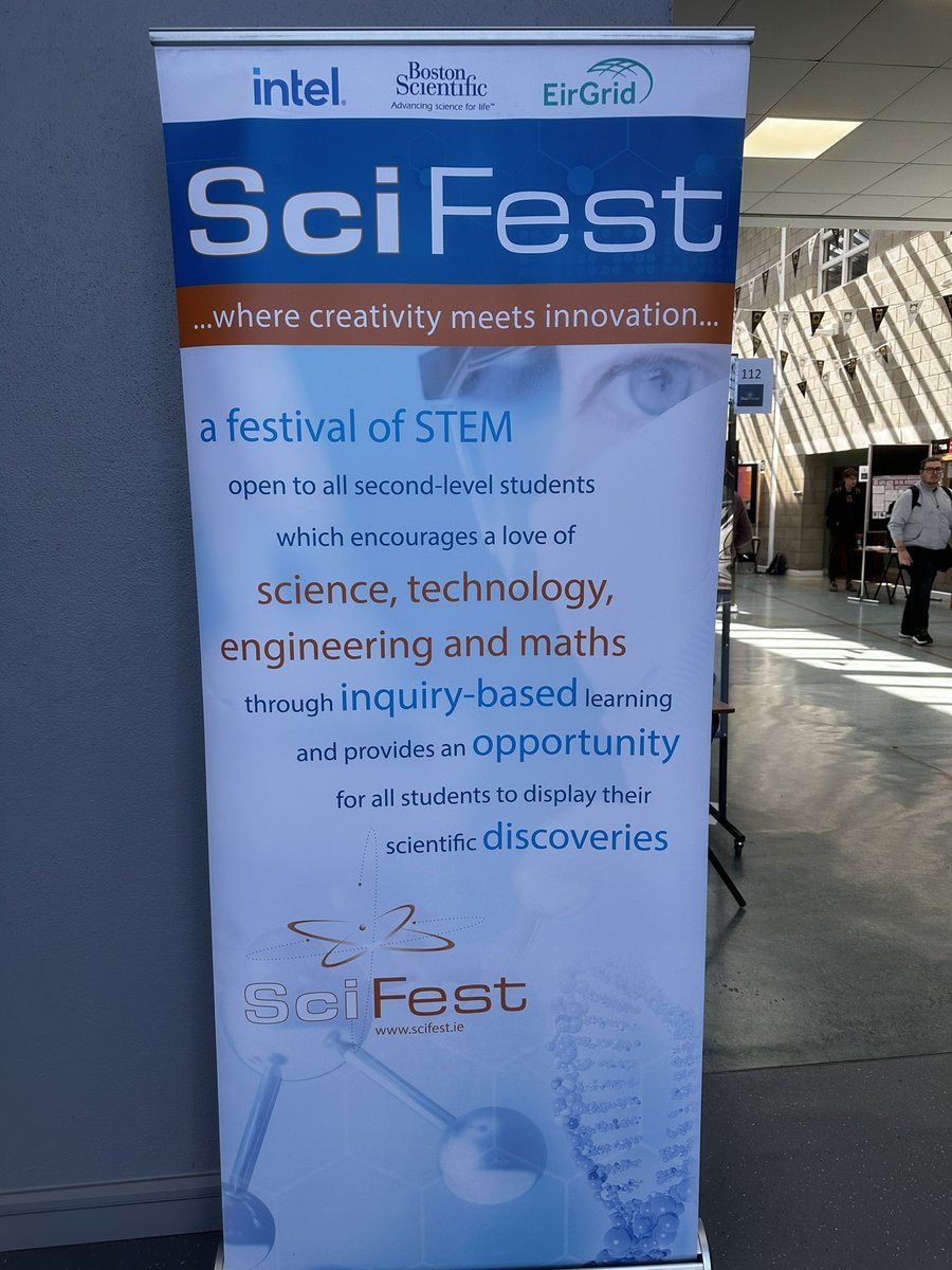 Dr. Frank Houghton & @stritchj were part of the judging panel for @SciFest4STEM on the @TUS_ie Moylish campus today🥇The number & quality of #socialsciences projects was impressive! Congrats to our winners Dan Ryan & Adam Burke @BorrisokaneCC & Miracle Anyichie @colnanonagle 🎓