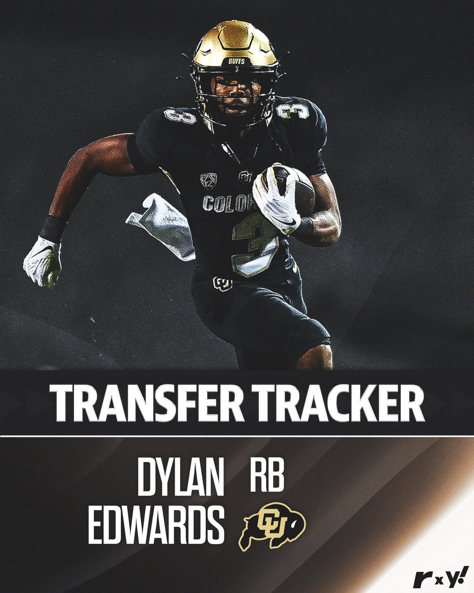 Colorado RB Dylan Edwards is entering the transfer portal, per reports 👀 Edwards led CU in rushing yards in 2023