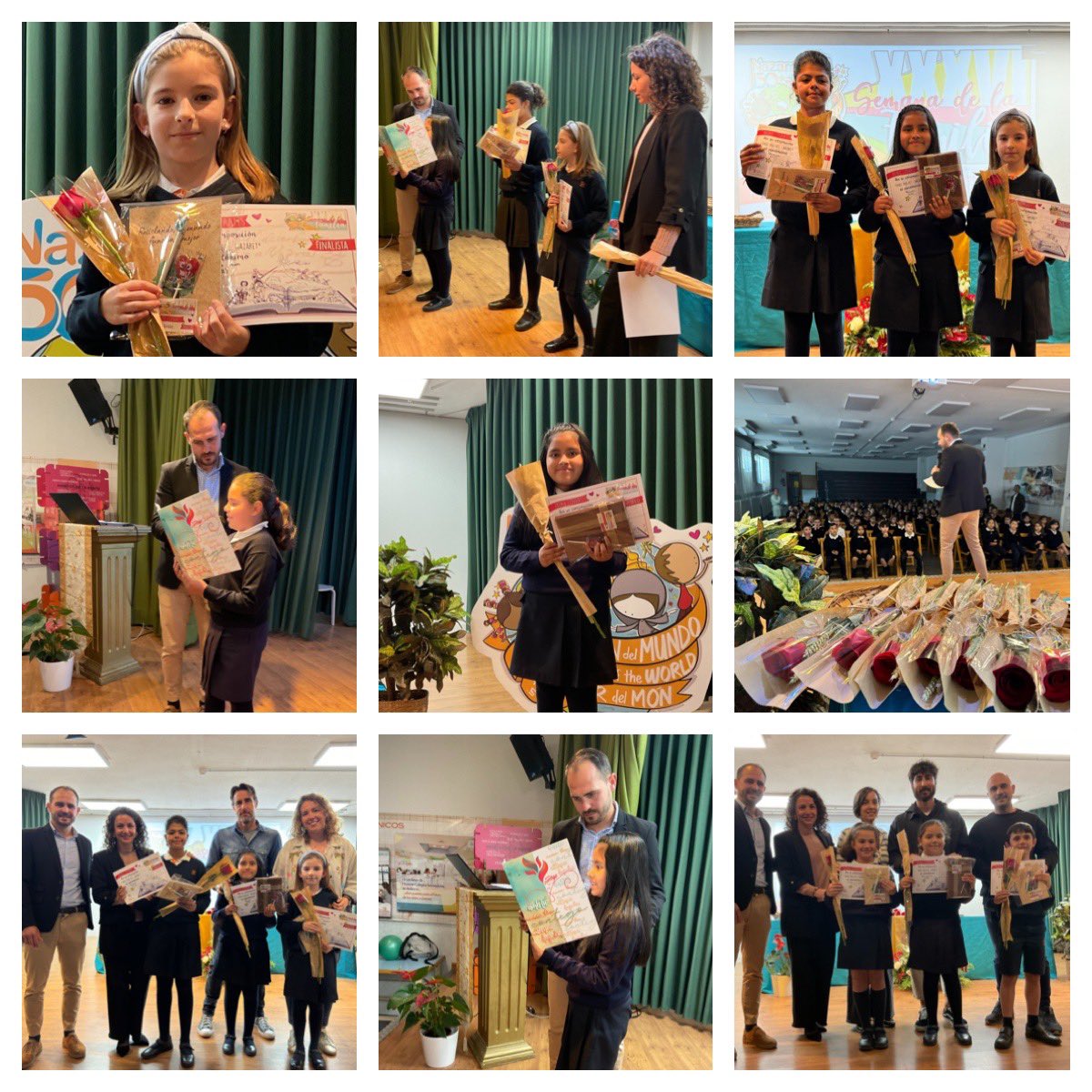 nazaretoporto's tweet photo. ✒️📜¡Hoy hemos celebrado los #PremiosCervantes de Educación Primaria! Enhorabuena a todos los participantes, y en especial, a los finalistas y ganadores de esta #XXXVISemanaDeLaFamilia
¡Han creado unas fantásticas obras literarias! #150FirmadoNazaret https://t.co/qZpmpa7Jcb