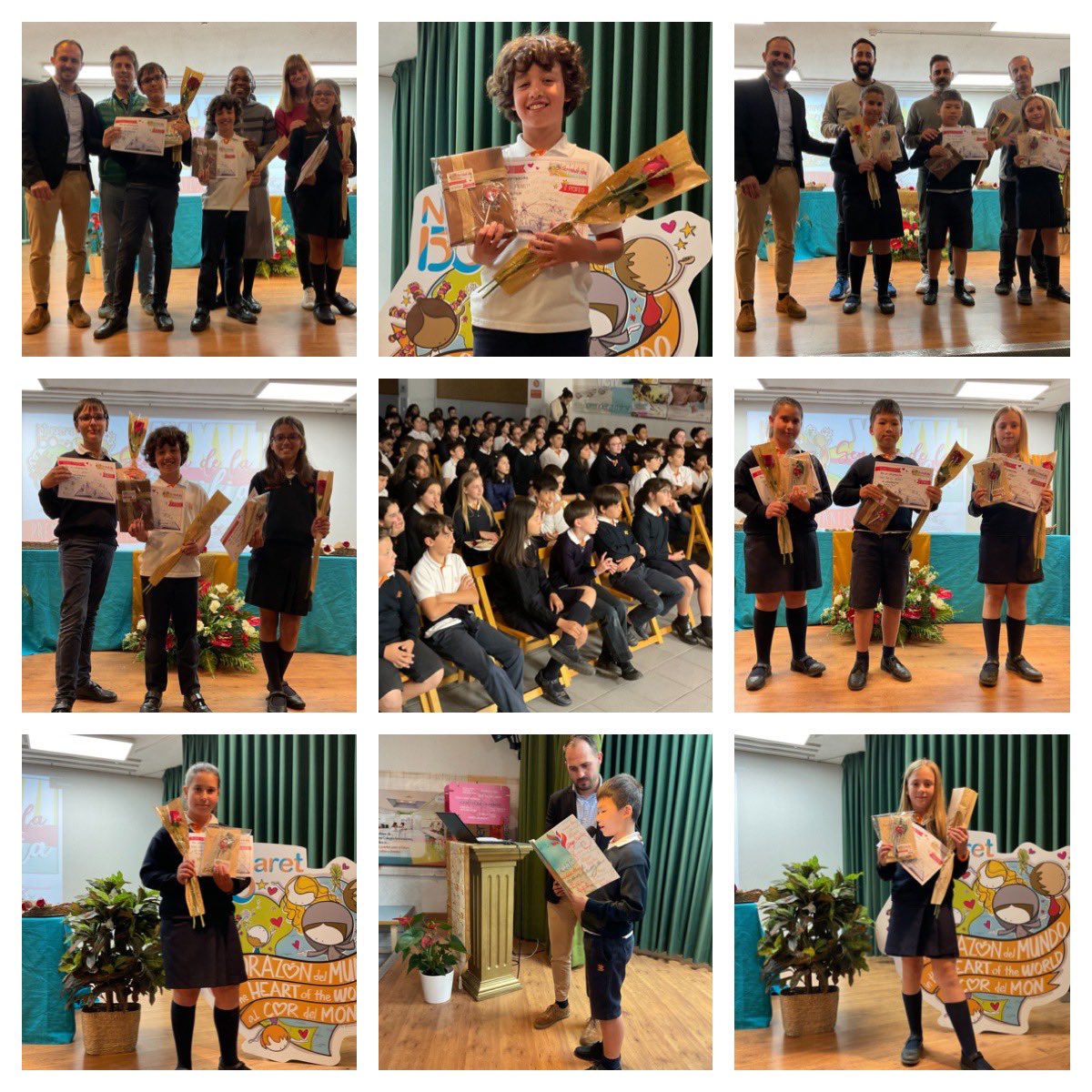 nazaretoporto's tweet photo. ✒️📜¡Hoy hemos celebrado los #PremiosCervantes de Educación Primaria! Enhorabuena a todos los participantes, y en especial, a los finalistas y ganadores de esta #XXXVISemanaDeLaFamilia
¡Han creado unas fantásticas obras literarias! #150FirmadoNazaret https://t.co/qZpmpa7Jcb