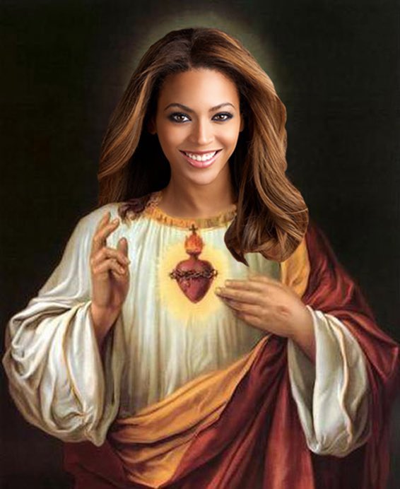 You:

'oh help us, lord Beyonce. The world needs peace, lord Beyonce. Please end the wars, lord Beyonce. We pray in your name, amen'