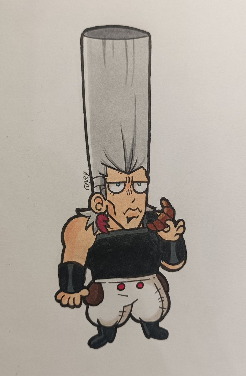 Polnareff eats a croissant 🥐