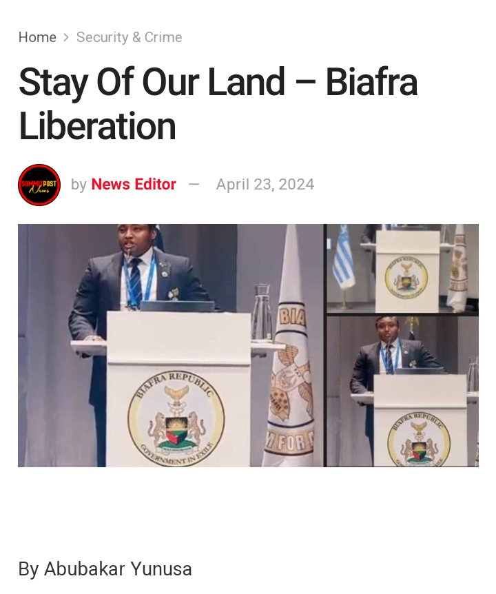 He noted that BRGIE is ready to defend Biafrans against criminalities and terrorism.

According to him, the “presence of the Biafra Liberation Army and their readiness to defend Biafrans in many states across Biafra”.

“The Biafra government, for the past few days, has been