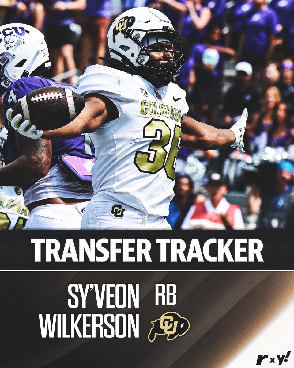 Colorado RB’s Dylan Edwards and Sy’Veon Wilkerson have entered the transfer portal 😳