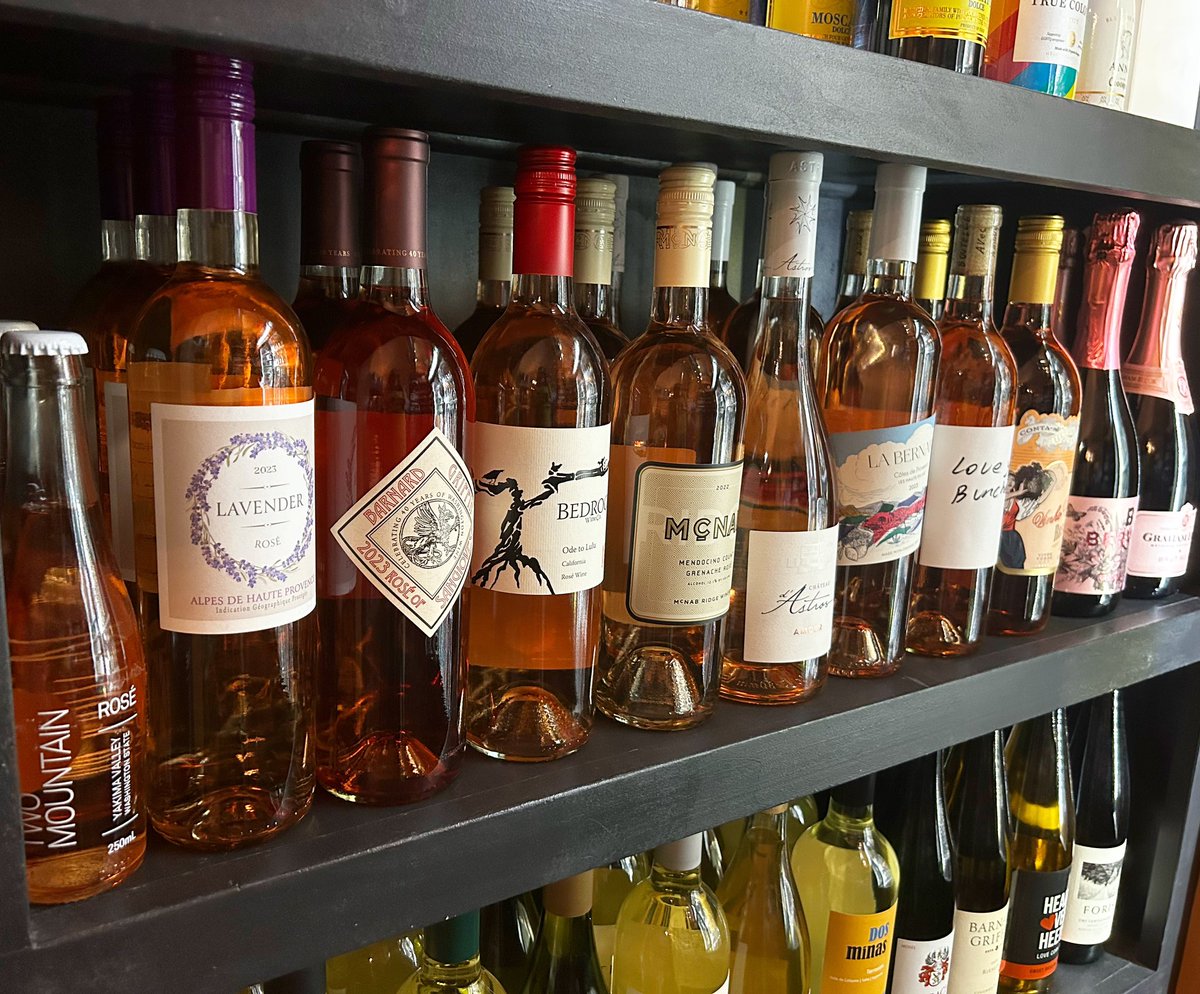 We 💗 Rosé. We have some delicious ones. Available to enjoy here on our cozy couches or to go!! #wine #rosé #downtowndayton #smallbusiness #locallyownedandoperated #roséallday #dayton #supportsmallbusiness #supportlocal #daytonlovesrosé