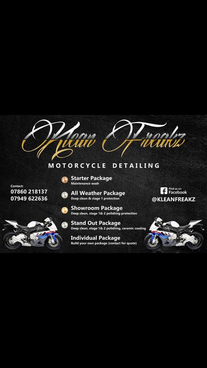 New business in and around Goole. #supportlocalbusiness 
#motorbike #motorcycles #motorcycledetail #clean  #goole #kleanfreakz