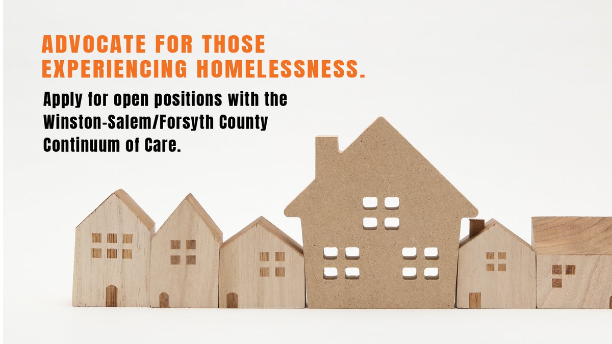 Winston-Salem/Forsyth County Continuum of Care is looking for people who have been homeless to serve in leadership and advisory roles. For more information, or to apply, call John Mack at (336) 734-1239.