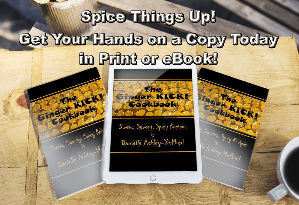Ready to put some spice into your cooking? Kick it up a notch with Ginger KICK! The Ginger KICK! Cookbook buff.ly/3sqUcXs #GingerKICK! @PaperPhoenixPR