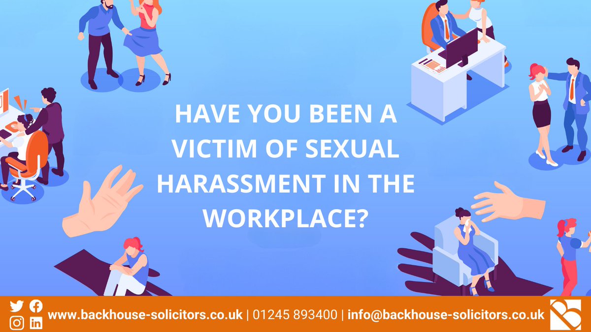 If you have been victim to sexual harassment in the workplace, contact our experts for legal advice. zurl.co/tf4g #wevegotyourback #employmentlaw #sexualharassment #workplace #legaladvice