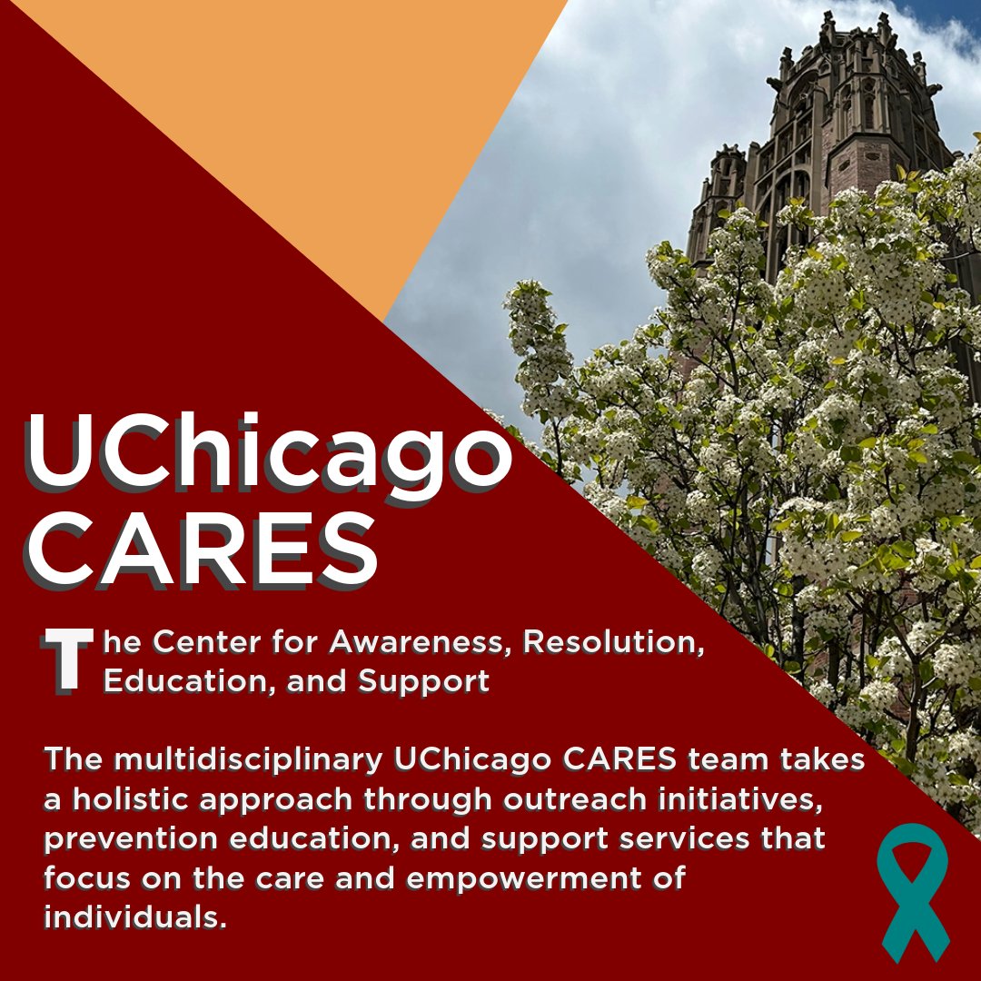 UChicago CARES fosters inclusivity for the @UChicago community, combating discrimination, harassment, and sexual misconduct. The multidisciplinary team offers outreach, support services, and resolution options, prioritizing empowerment and well-being. cares.uchicago.edu