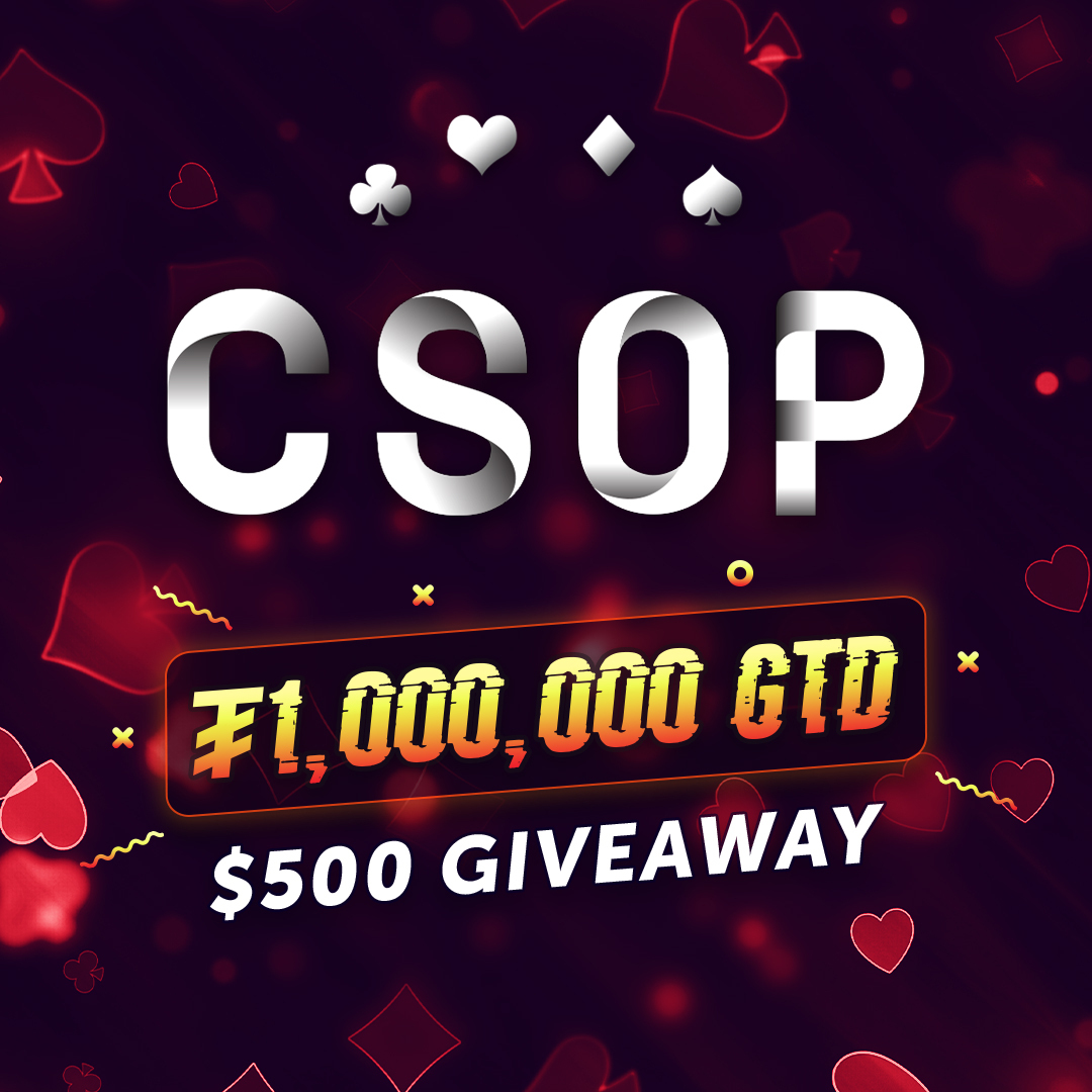 🔥🔥#CoinPokerGiveaway ($500)! 🔥🔥

Here we go again! There will be one lucky Twitter / X follower who will play the #CSOP Main Event (March 28th at 18:30 GMT) for free! 🤑
✅ Buy-in = $500 
✅ GTD = $100,000  

3 steps to participate👇
1⃣ Follow @CoinPoker_OFF
2⃣ RT this post