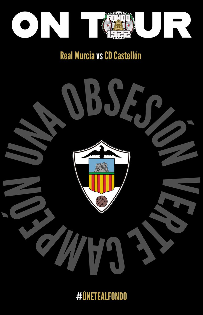 ¡UNA OBSESIÓN, VERTE CAMPEÓN! 🚍 On Tour Murcia 4/5/24 Más info 📩