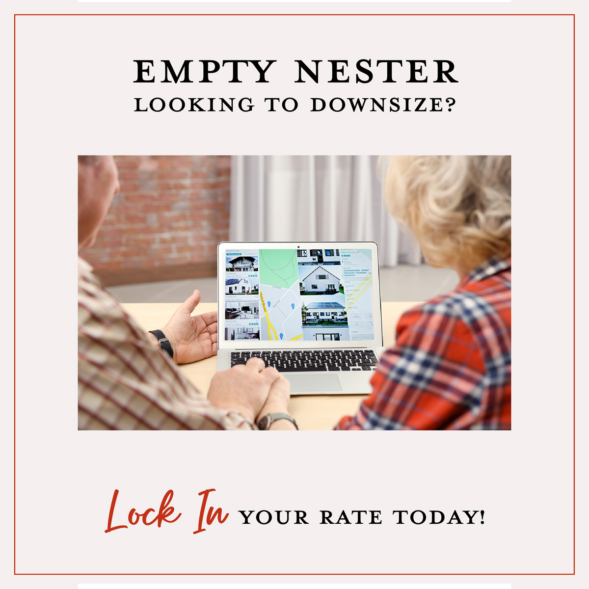 Looking to downsize now that the nest is empty? Remember, you can secure your rate while you search for your dream retirement spot. Let's chat and get you on your way to a cozy new home! 🏡 #downsizing #retirementgoals