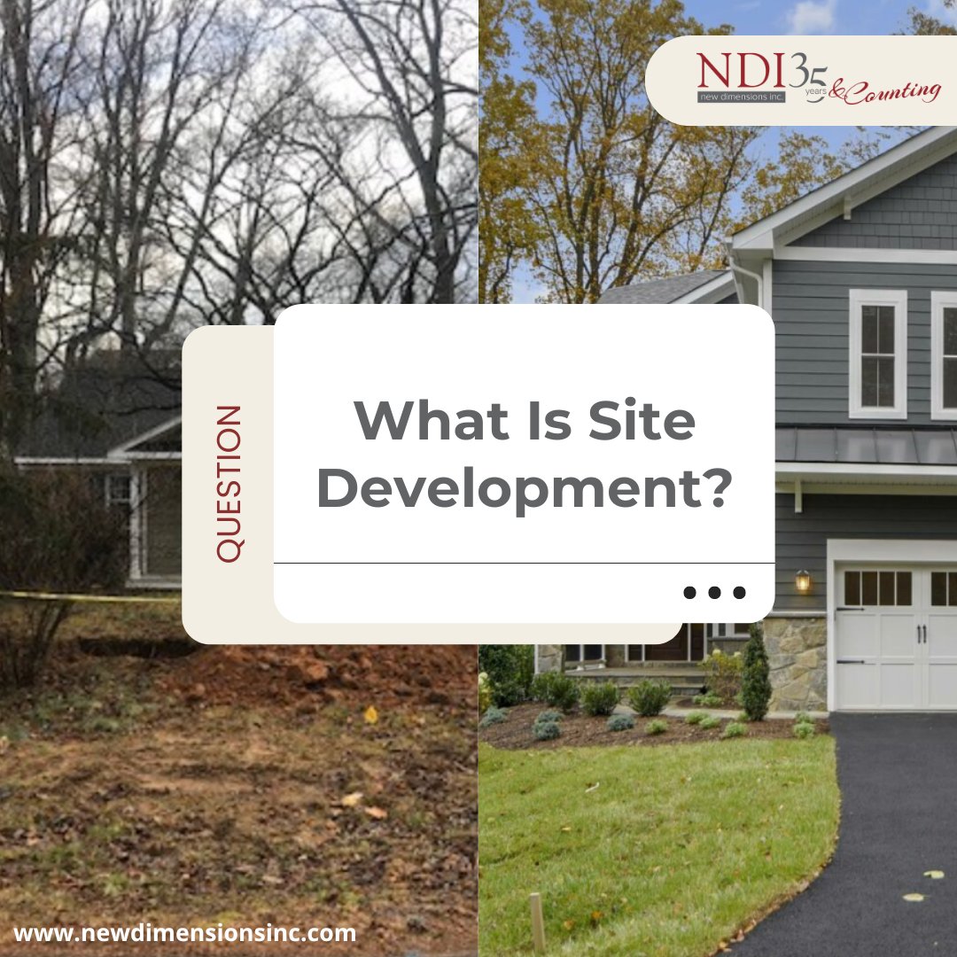 NDICustomHomes's tweet image. Jen Landers breaks it down in her latest article! From the pre-construction phase to the finish phase, learn all about the essential steps that go into preparing your dream home's site. newdimensionsinc.com/what-is-site-d… 

#CustomizeYourHome #SiteDevelopment #CustomBuilding #CustomHomeGoals