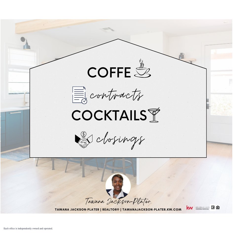 Welcome to the caffeinated chaos of real estate, where we brew up contracts over coffee and seal deals with cocktails! Join me on this wild ride through the highs, lows, and caffeine-fueled negotiations of finding your dream home. Let's sip, sign, and celebrate! #newhome #realtor