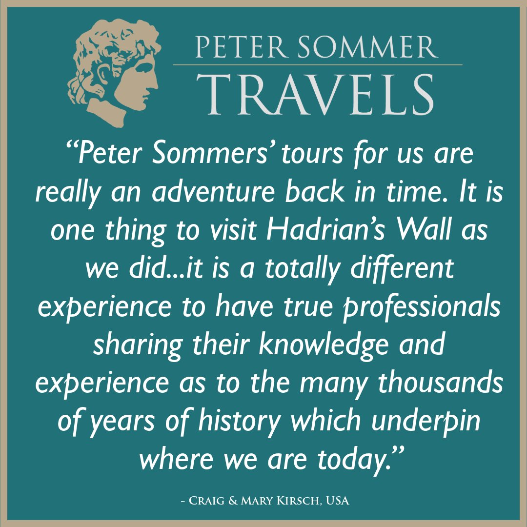 sommertravels's tweet photo. It's Testimonial Tuesday! We think our guests often explain our trips better than we do.
Our Exploring Hadrian's Wall tour in May/June is fully booked, but you can still join us this July (max 18 guests).
#travel #archaeologytours #smallgrouptour #hadrianswall #hadrianswalltour https://t.co/LakiWc5WxP
