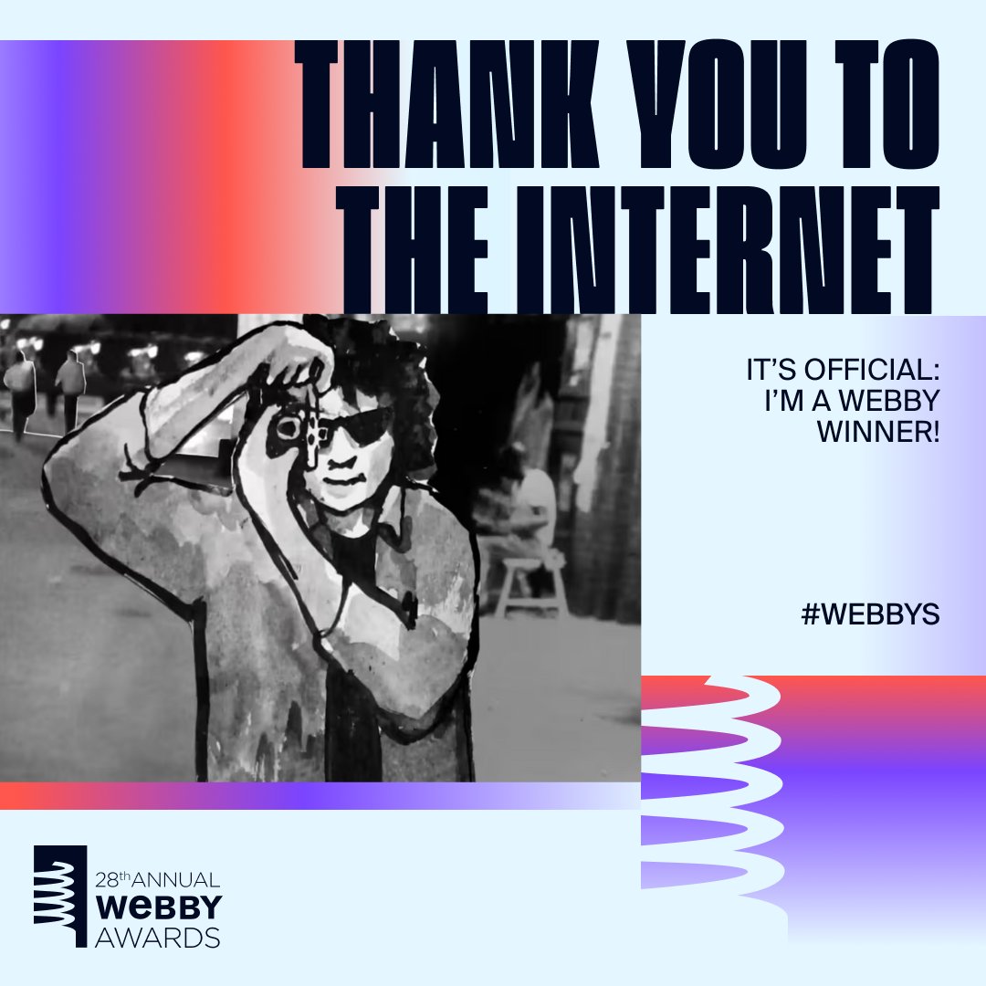 Waking up to a #Webbys WIN! 🏆 We're stoked to have our Generation Vimeo campaign be recognized as a Webby and People's Voice winner in the B2B content category 🎉 Thank you to all the #Vimeans who helped bring this campaign to life, @TheWebbyAwards, and to everyone who voted!