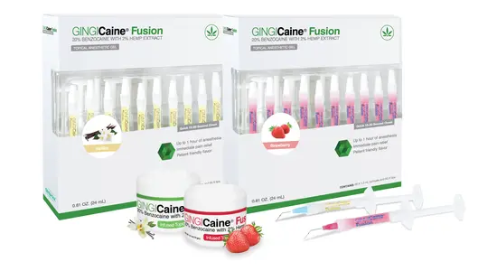 GINGICaine Fusion is formulated with 20% Benzocaine and 2% hemp extract topical oral anesthetic ointment designed to provide immediate pain relief.
#wecare #becausewecare #anesthetic #dental #oralhealth 

Shop for it here: zurl.co/8elE 
Follow @medentrx