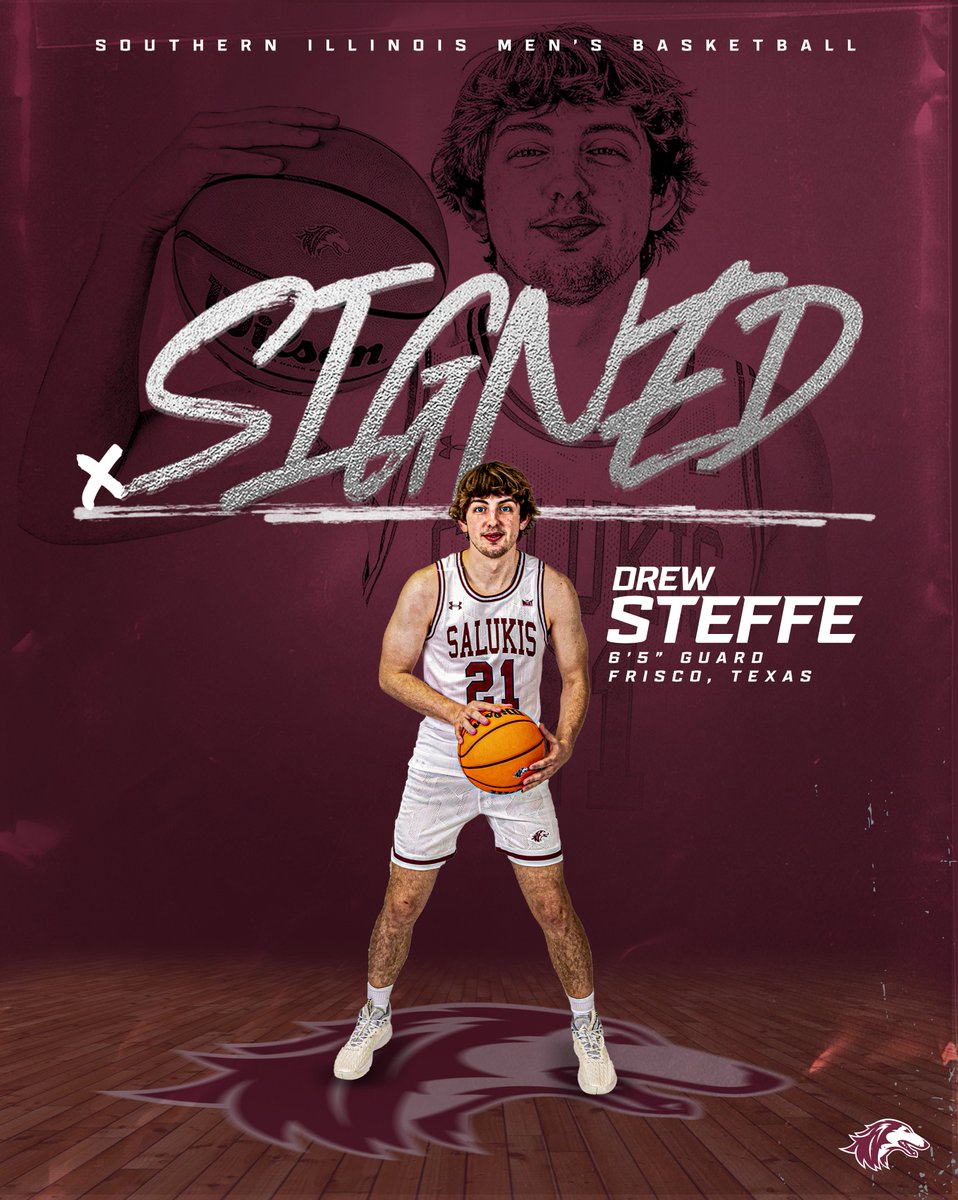 𝙒𝙚𝙡𝙘𝙤𝙢𝙚 𝙩𝙤 𝙩𝙝𝙚 𝘿𝙖𝙬𝙜 𝙋𝙤𝙪𝙣𝙙 Salukis Ink ⭐⭐⭐⭐ Guard @DrewSteffe! Read More 👉 saluk.is/3JwxOkv #Salukis | #RunWithUs