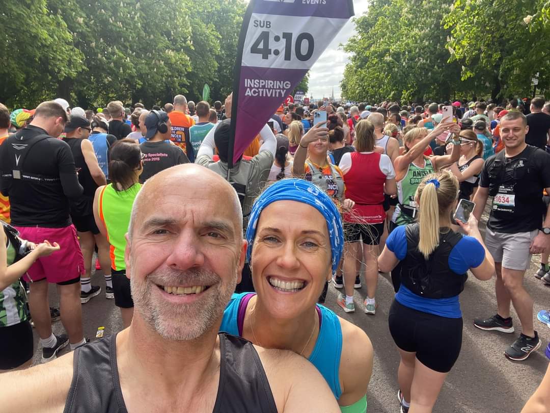 Two of our group Ambassadors and a group member took part in the @LondonMarathon on Sunday 💙 They were all amazing and we are so proud of them! Hopefully they will still be smiling like this for our group meet up on Saturday @shrewsparkrun 😀💙