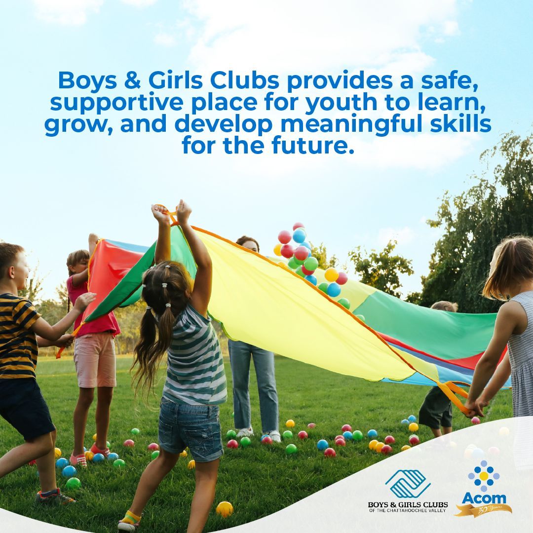Acom is proud to partner with Boys & Girls Clubs, championing the future of our youth through caring mentorship, enriching programs, and a strong focus on academic success. #Acommunity #communityspotlight #proudpartner