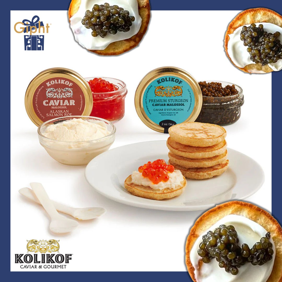 Elevate gifting with Kolikof Caviar & Gourmet's finest delicacies. 🌟 Send exquisite surprises via email or SMS—no address needed. Explore gourmet elegance now: kolikof.com

#DigitalGifting #Caviar #GourmetGifts #EasyGifting