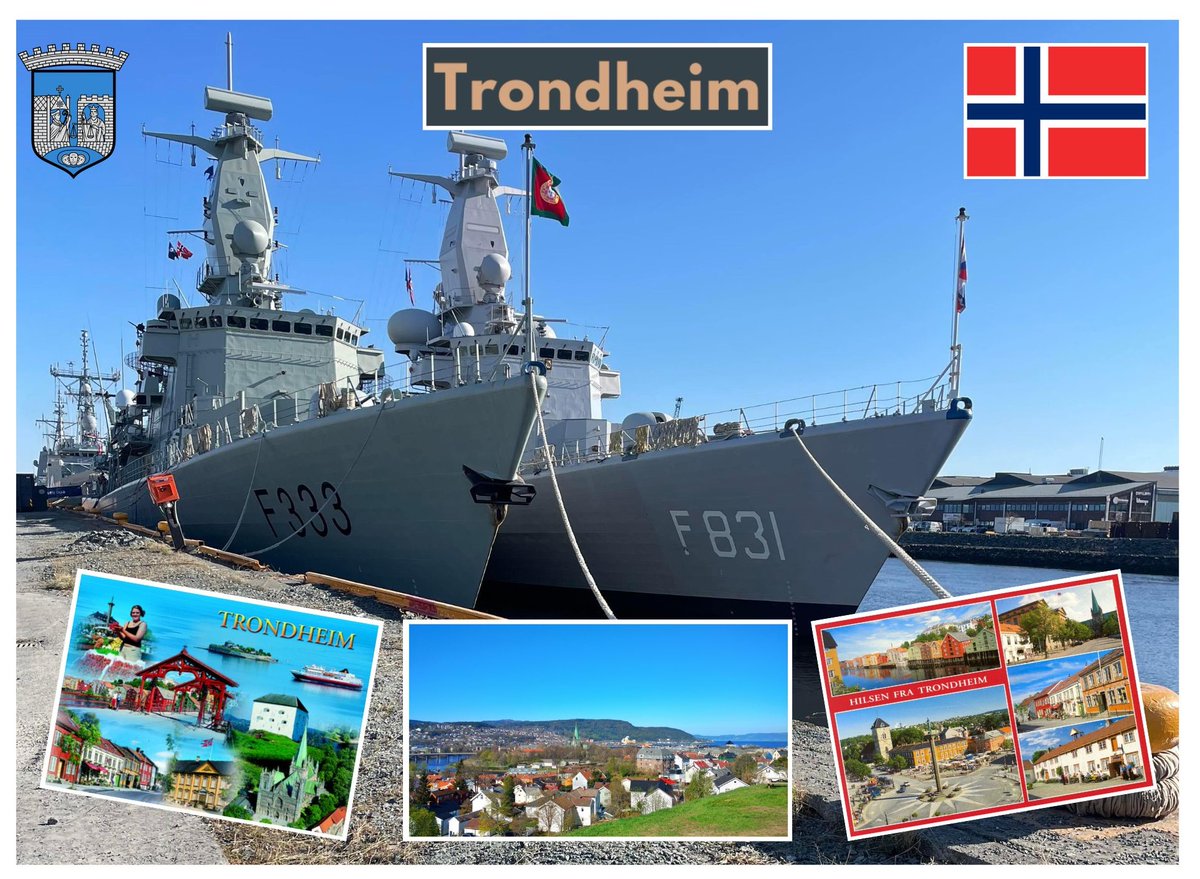 Herinnering 23 april 2023 . 
SNMG1 brengt een bezoek aan Trondheim voorafgaand aan Oefening Dynamic Mongoose 2023.
Foto's via : Eva Schurink , @wilco_faber , @kon_marine