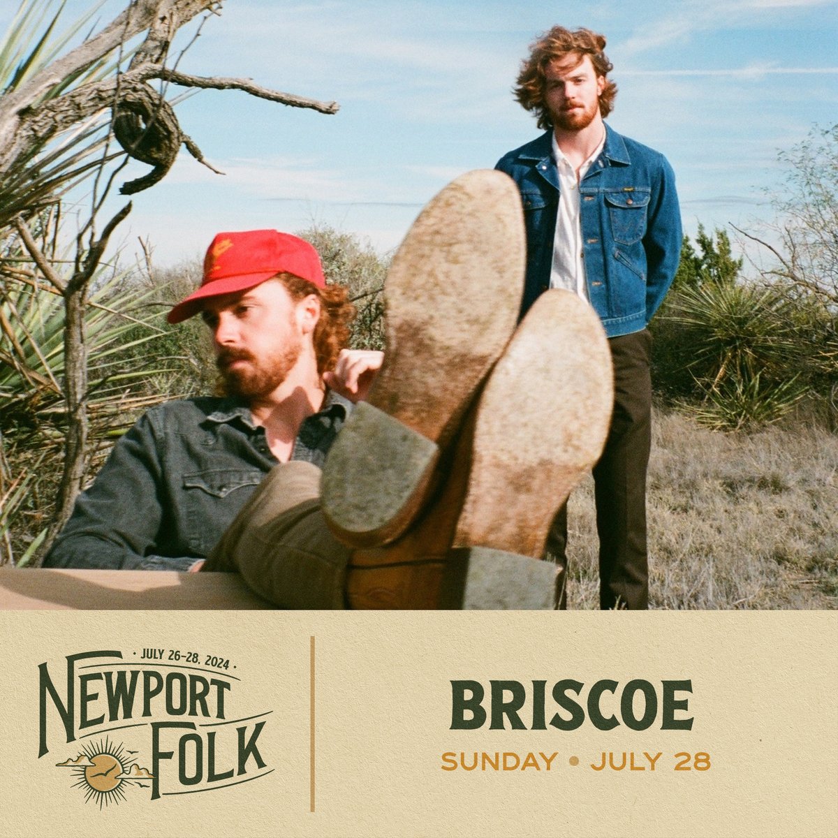 🤠 @Briscoeband will be heading North this summer to join us at the Fort! For their Artist Give, @newportfestsorg has provided a grant to Partnerships for Children, an Austin based nonprofit that provides music education to children in the care of Child Protective Services.