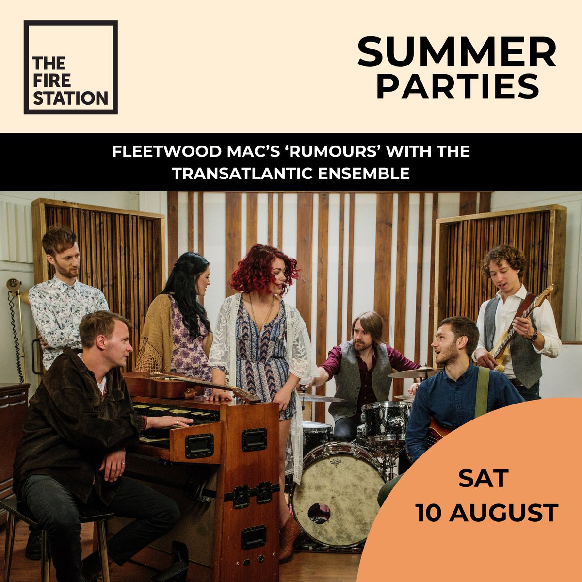 🔥 We’re thrilled to welcome the Transatlantic Ensemble to The Fire Station to lovingly recreate Fleetwood Mac’s timeless album ‘Rumous’, over 40 years since its release. Fleetwood Mac’s ‘Rumours’ with the Transatlantic Ensemble - Sat 10 Aug - 👉 tinyurl.com/4ju3y4ps