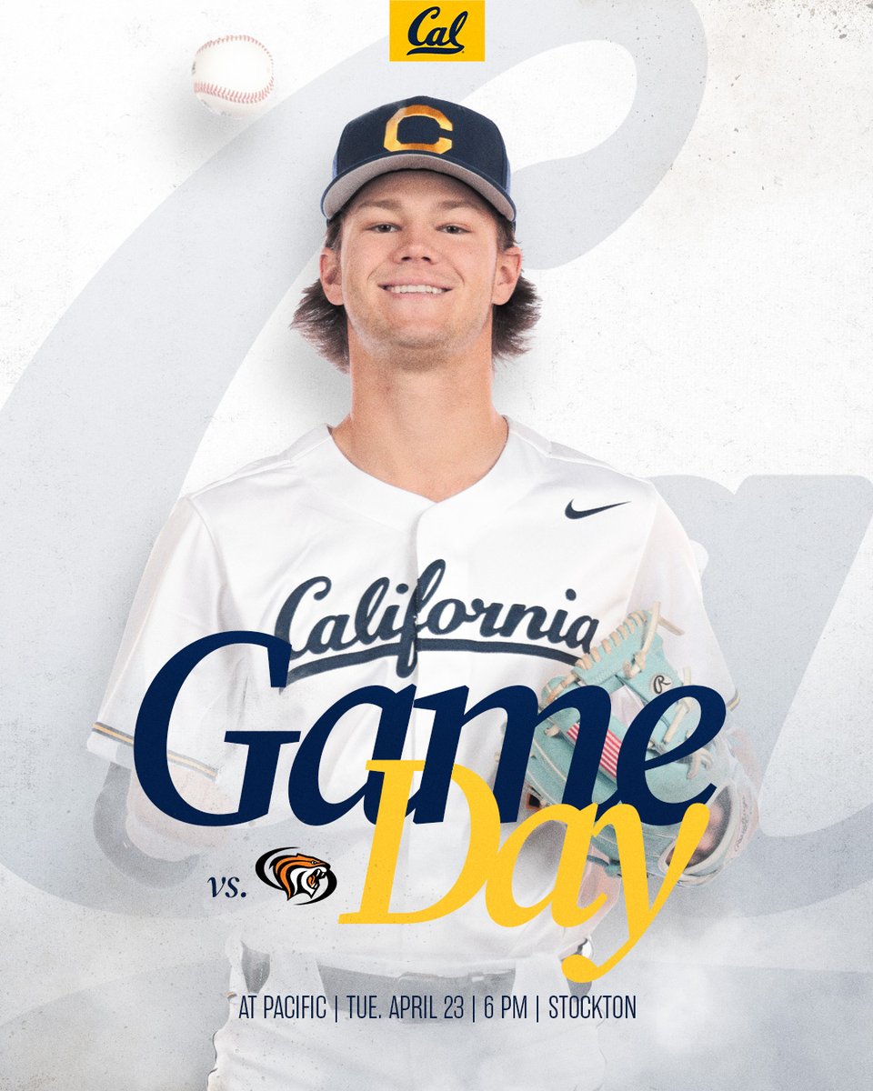 𝐆𝐀𝐌𝐄  𝐃𝐀𝐘 ⚾      

Bears begin road trip today at Pacific

🆚 » Pacific
⏰ » 6 pm PT
📍 » Stockton 
🏟 » Klein Family Field
💻 » calbea.rs/3xJYKKZ
📊 » calbea.rs/37zdigy

#GoBears