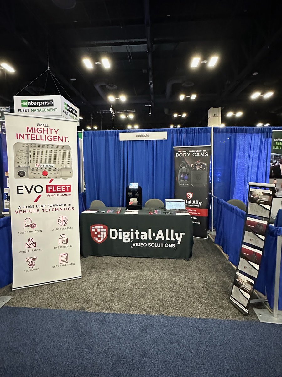 Our team is at the 2024 NAFA Institute &amp; Expo in San Antonio showcasing the variety of in-car and body cams we have to offer to commercial fleet professionals and owners!